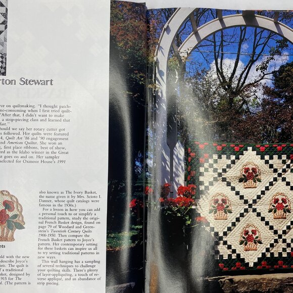 Vintage 1992 Great American Quilts Sandra L O'Brien Hardcover Quilt Book Pattern - Picture 4 of 14